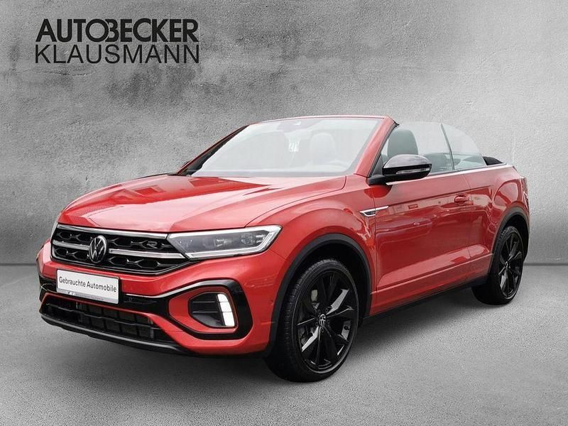 Rot Gebraucht 2023 VW T-Roc Cabriolet IQ Drive Cabrio | 30.644 € (Superpreis) - Bild 1/4