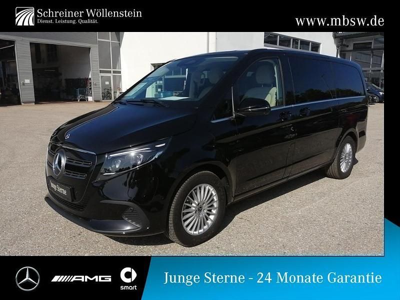 Schwarz obsidianschwarz Gebraucht 2025 Mercedes EQV300 Avantgarde Kombi | 58.990 € (Teuer) - Bild 1/4