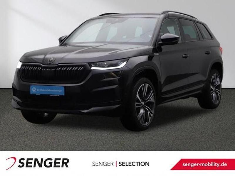 Schwarz Gebraucht 2022 Skoda Kodiaq SportLine SUV | 38.880 € (Etwas zu teuer) - Bild 1/3