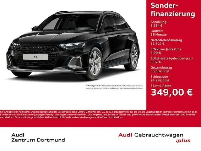 Gebraucht Audi A3 e-tron Comfort 204 PS (150 kW) 2026 Mythosschwarz metallic Kleinwagen