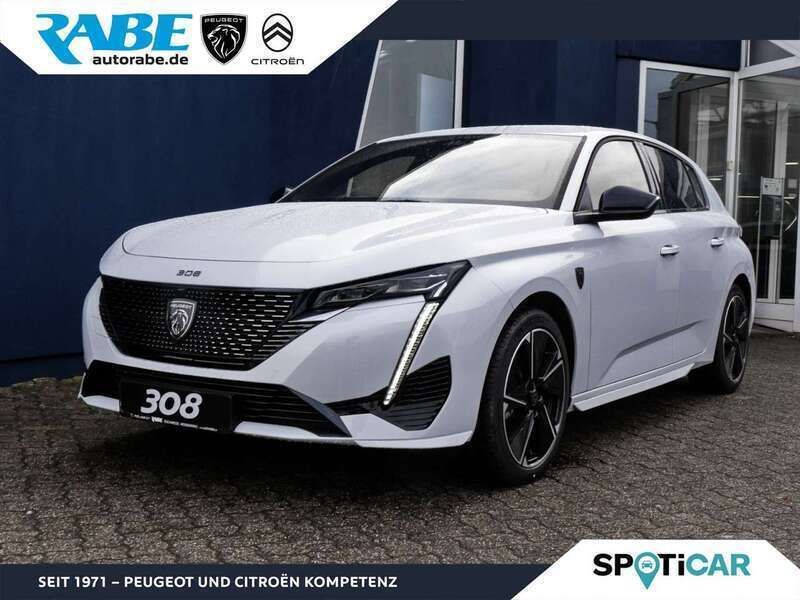 Weiß Gebraucht 2023 Peugeot e-308 Kleinwagen | 34.979 € (Etwas zu teuer) - Bild 1/4