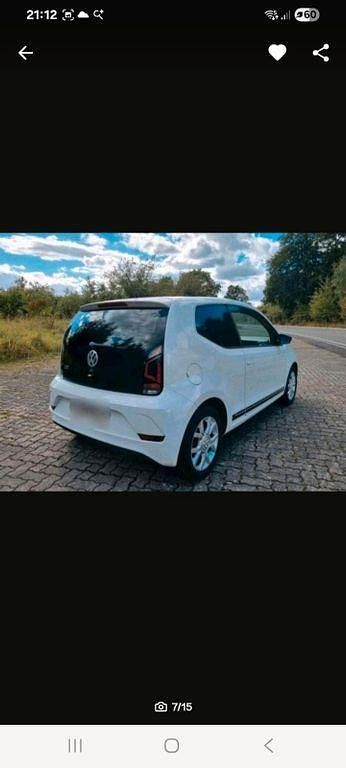 Gebraucht VW up! CLUB 75 PS (55 kW) 2017 Weiß Kleinwagen