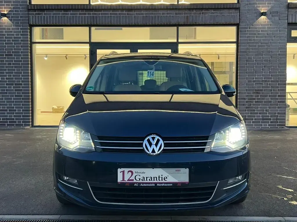 Gebraucht VW Sharan Highline 200 PS (147 kW) 2013 Blau Van / Kleinbus