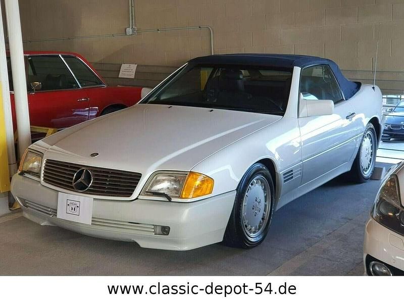 Weiß Gebraucht 1991 Mercedes SL300 Cabrio | 25.990 € - Bild 1/4