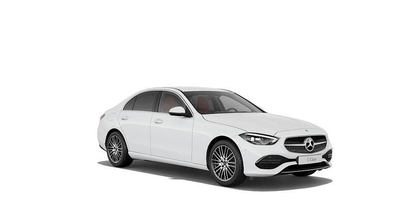 Polarweiß Neu 2025 Mercedes C220 Limousine | 63.219 € (Fairer Preis) - Bild 1/2