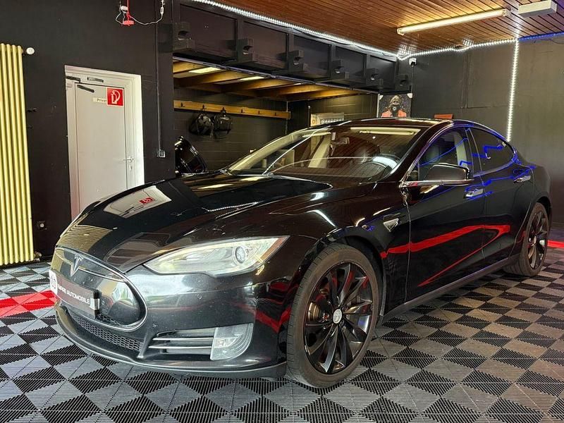 Schwarz Gebraucht 2013 Tesla Model S Performance Limousine | 13.490 € (Fairer Preis) - Bild 1/4