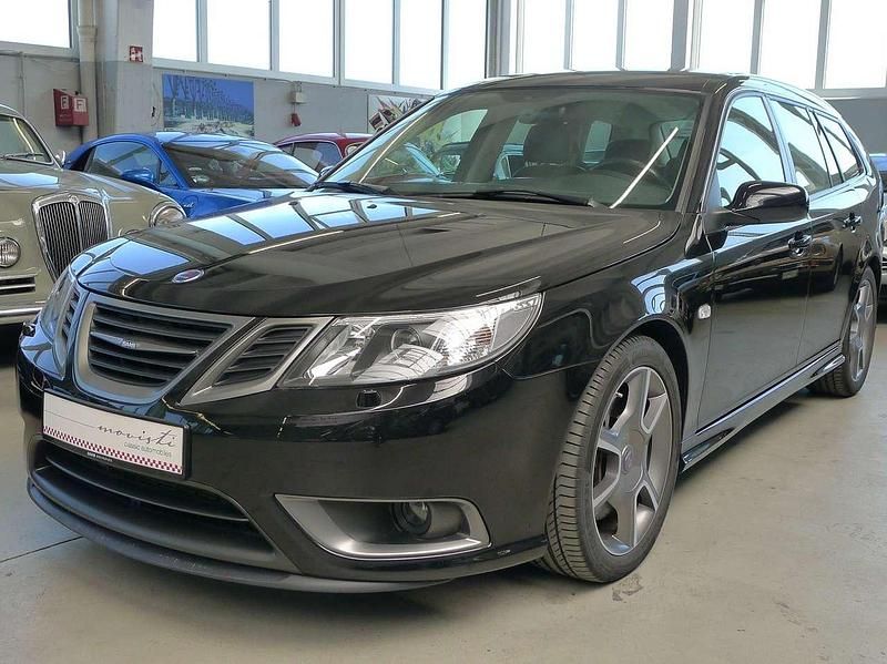 Gebraucht Saab 9-3 280 PS (205 kW) 2008 Jetschwarzmet./jetblackmet. Kombi