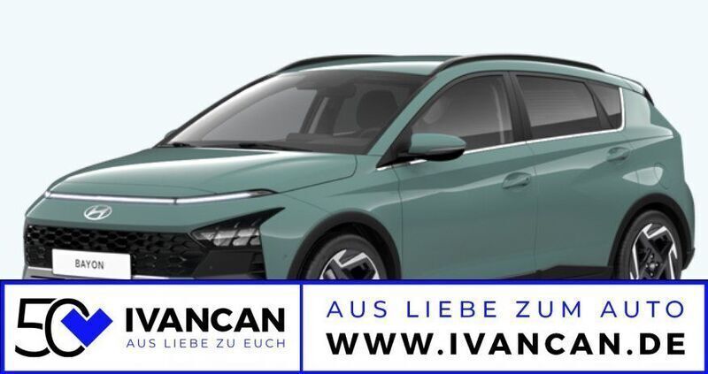 Mangrove green/ phantom black Neu 2025 Hyundai Bayon Prime SUV | 27.690 € (Etwas zu teuer) - Bild 1/4