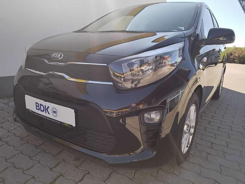 Schwarz Gebraucht 2021 Kia Picanto DREAM-TEAM Edition Kleinwagen | 10.900 € (Fairer Preis) - Bild 1/4