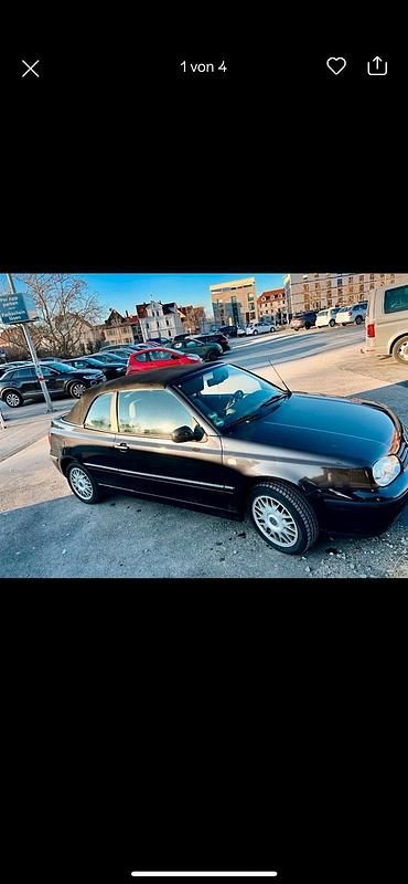 Schwarz Gebraucht 2001 VW Golf Cabriolet Cabrio | 1.650 € - Bild 1/4