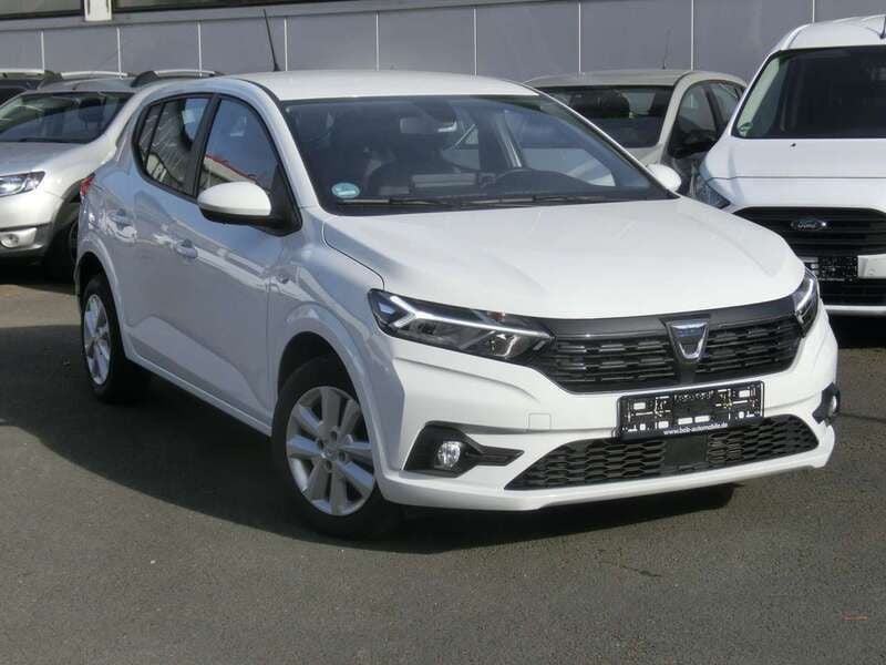 Arktik weiß Gebraucht 2022 Dacia Sandero Comfort Kleinwagen | 12.990 € (Guter Preis) - Bild 1/4