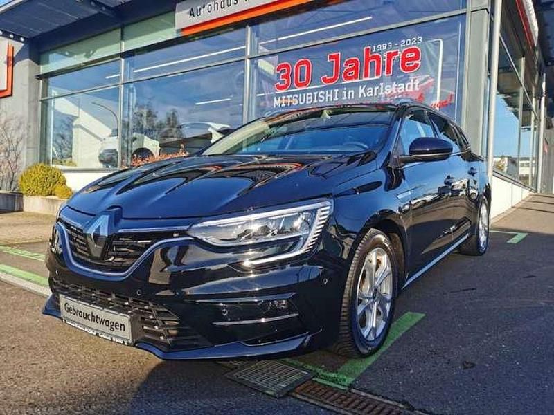 Schwarz (metallic) Gebraucht 2021 Renault Mégane IV Intens Kombi | 16.490 € (Guter Preis) - Bild 1/4