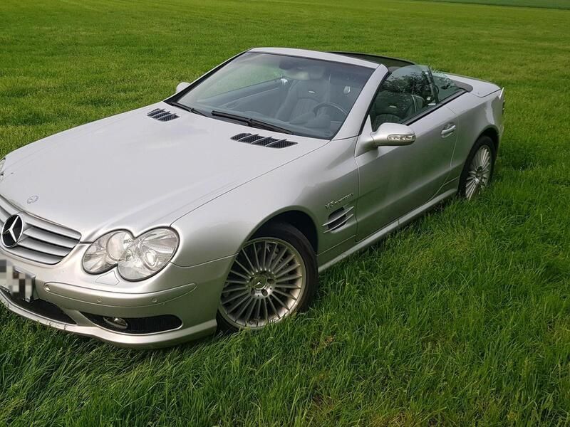 Gebraucht Mercedes SL55 AMG AMG 500 PS (367 kW) 2002 Silber Cabrio