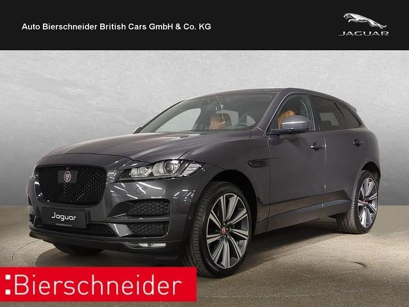 Grau Gebraucht 2019 Jaguar F-Pace Portfolio SUV | 38.650 € (Fairer Preis) - Bild 1/3