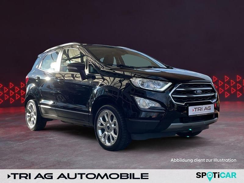 Obsidianschwarz metallic Gebraucht 2023 Ford Ecosport Titanium SUV | 18.999 € (Fairer Preis) - Bild 1/4