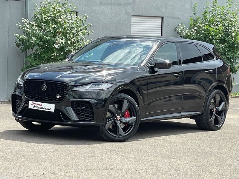 Santorini black / black pack Gebraucht 2022 Jaguar F-Pace SVR SUV | 59.699 € (Superpreis) - Bild 1/4
