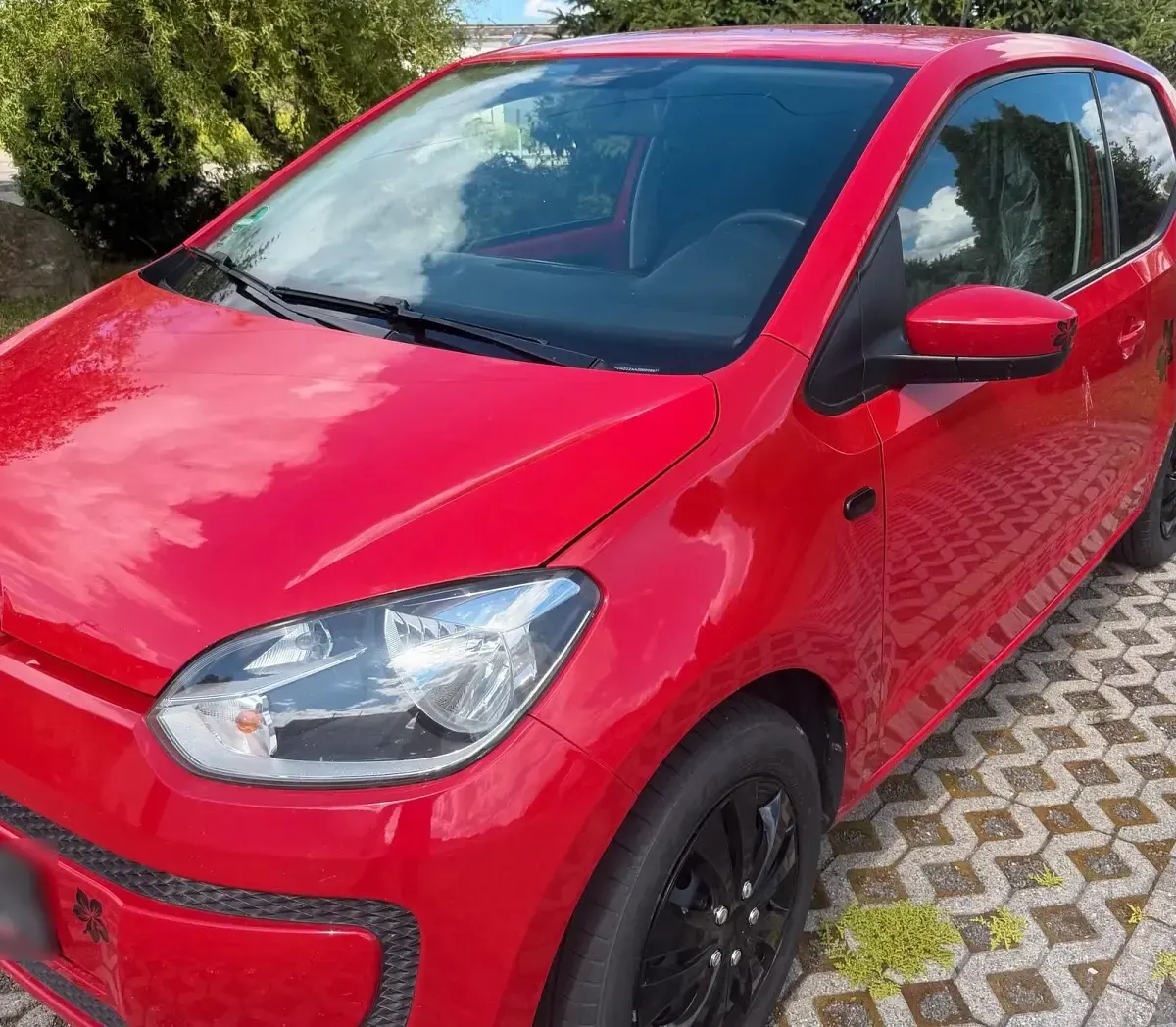 Gebraucht VW up! 60 PS (44 kW) 2012 Rot Kleinwagen