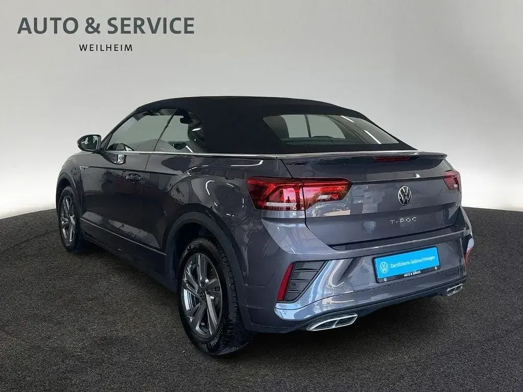 Gebraucht VW T-Roc Cabriolet R-line 150 PS (110 kW) 2025 Grau Cabrio