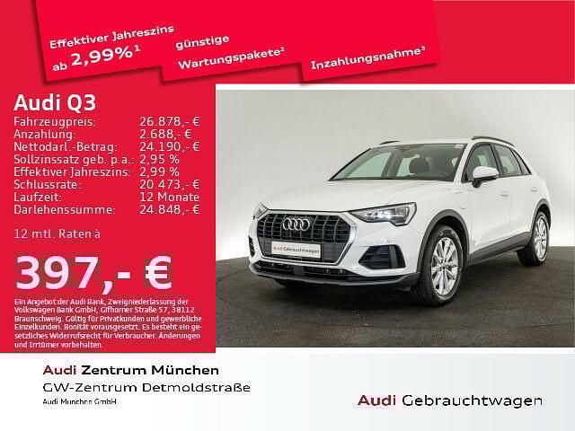 Ibisweiß Gebraucht 2022 Audi Q3 Design SUV | 26.878 € (Fairer Preis) - Bild 1/1