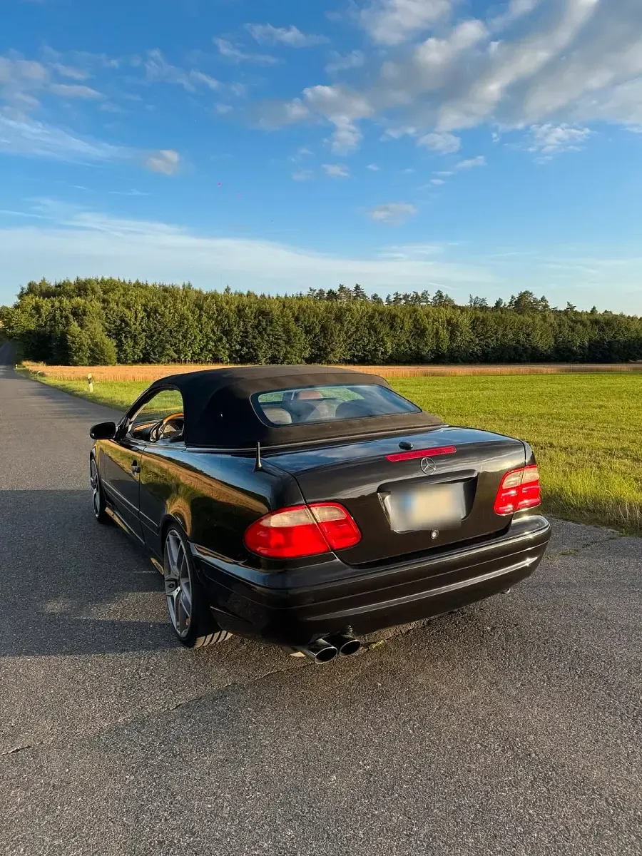 Gebraucht Mercedes CLK430 AMG 279 PS (205 kW) 2000 Schwarz Cabrio