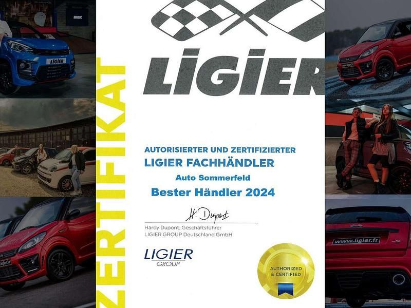 Nowe Ligier JS50 2025 Biały Hatchback