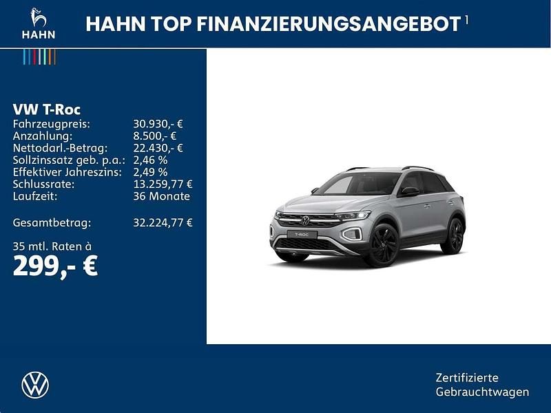 Gebraucht VW T-Roc Style 150 PS (110 kW) 2025 Silber SUV