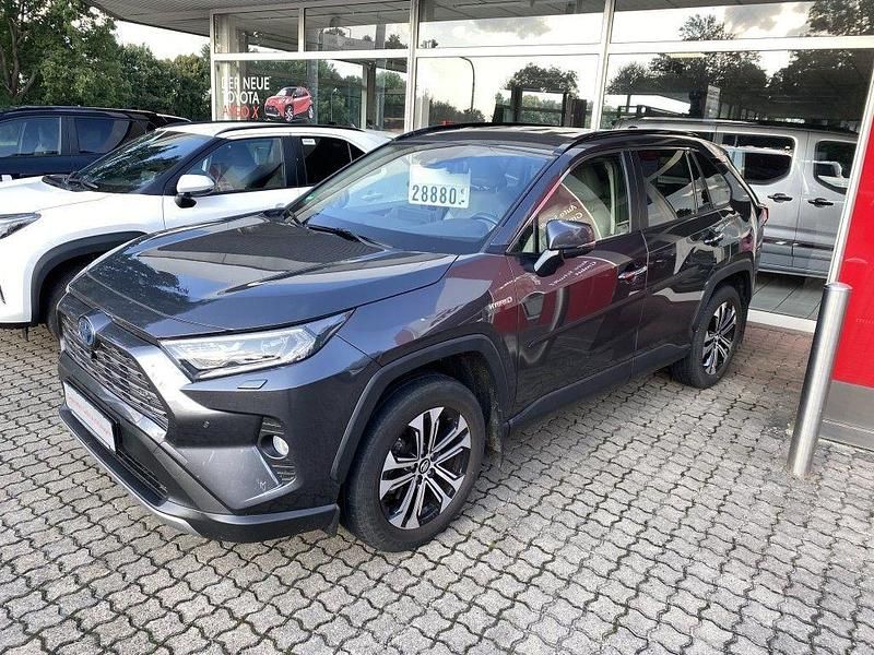 Marlingrau metallic Gebraucht 2019 Toyota RAV4 Hybrid Lounge+ SUV | 28.880 € (Fairer Preis) - Bild 1/3