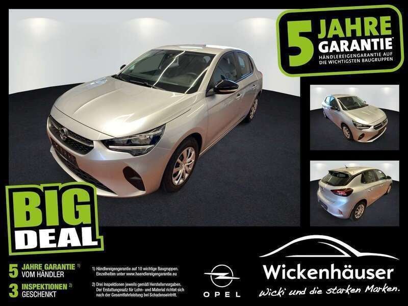 Aluminium silb/kristall silb Gebraucht 2022 Opel Corsa Edition Kleinwagen | 12.990 € (Fairer Preis) - Bild 1/4