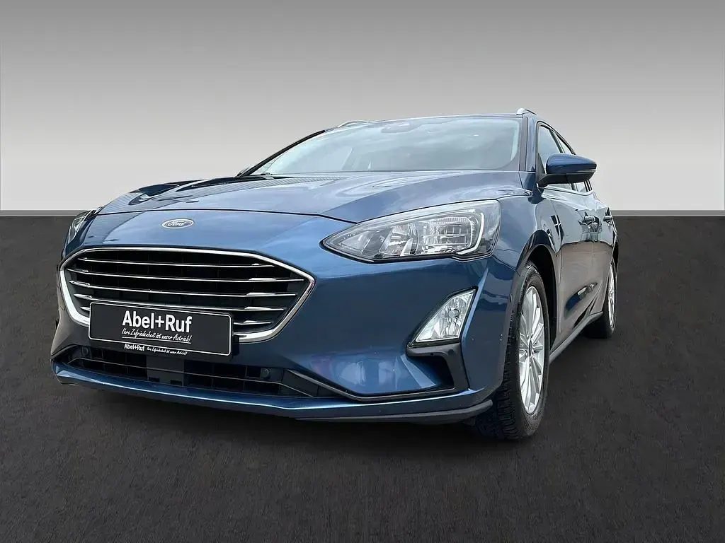 Gebraucht Ford Focus Titanium 125 PS (91 kW) 2021 Blau Kombi