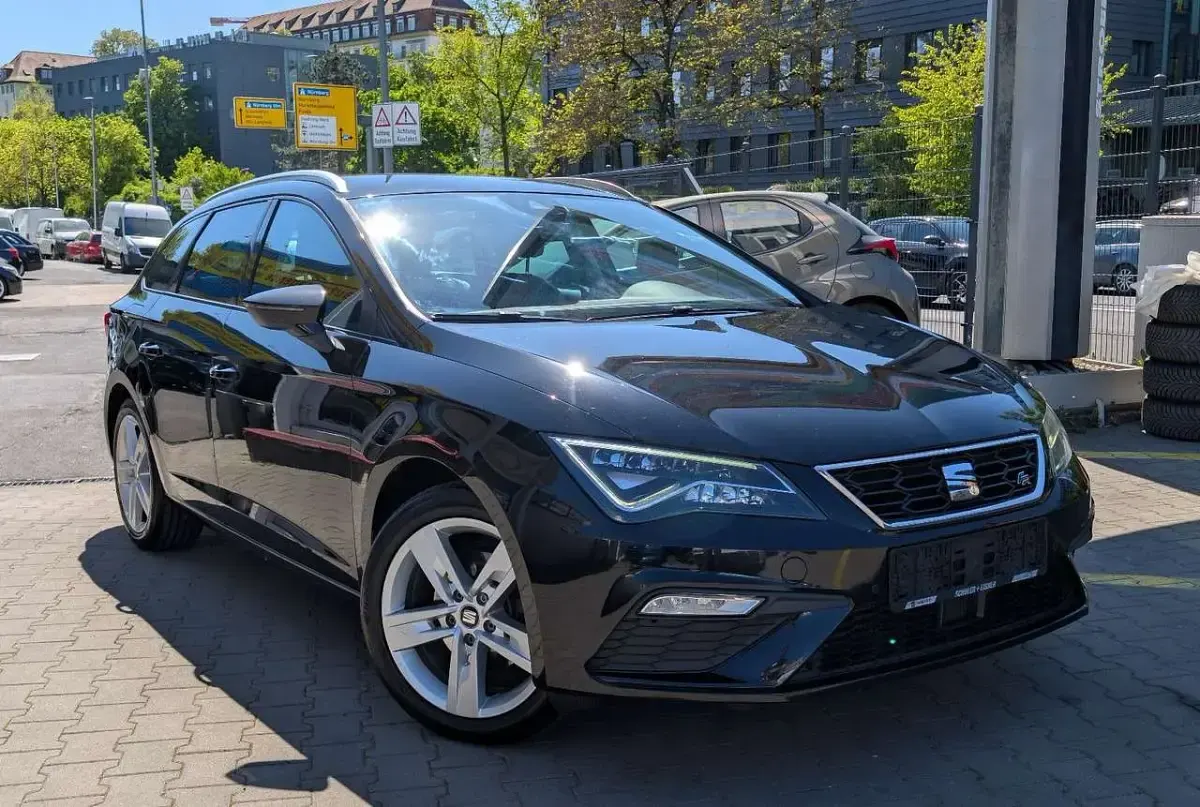 Usata Seat Leon ST FR 150 CV (110 kW) 2017 Nero Station wagon