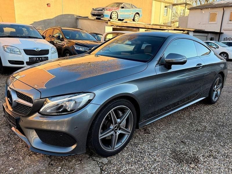 Grau Gebraucht 2015 Mercedes C200 AMG Coupé | 20.999 € (Fairer Preis) - Bild 1/4