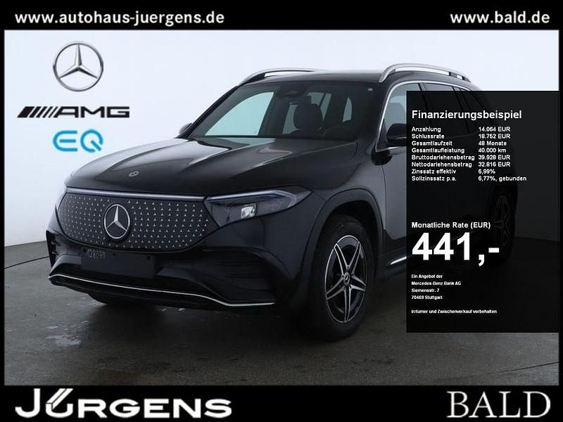 Schwarz kosmosschwarz metallic Gebraucht 2025 Mercedes EQB300 AMG SUV | 46.880 € (Teuer) - Bild 1/4