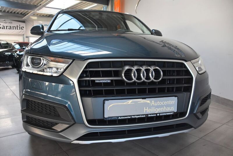 Blau Gebraucht 2017 Audi Q3 Design SUV | 19.480 € (Fairer Preis) - Bild 1/4