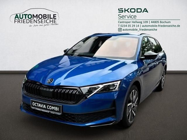Raceblau metallic Gebraucht 2025 Skoda Octavia SportLine Kombi | 36.470 € (Teuer) - Bild 1/4