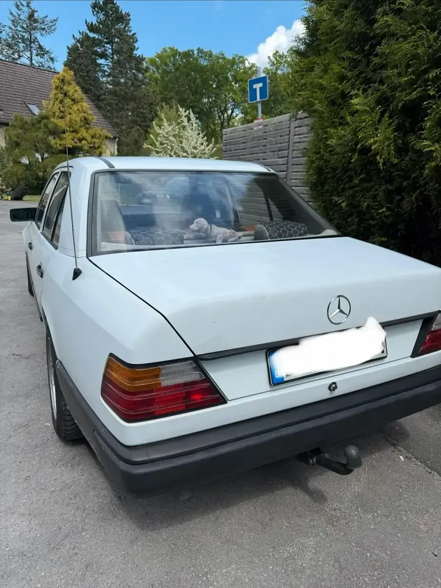 Brugt Mercedes E200 118 HK (86 kW) 1989 Hvid Sedan