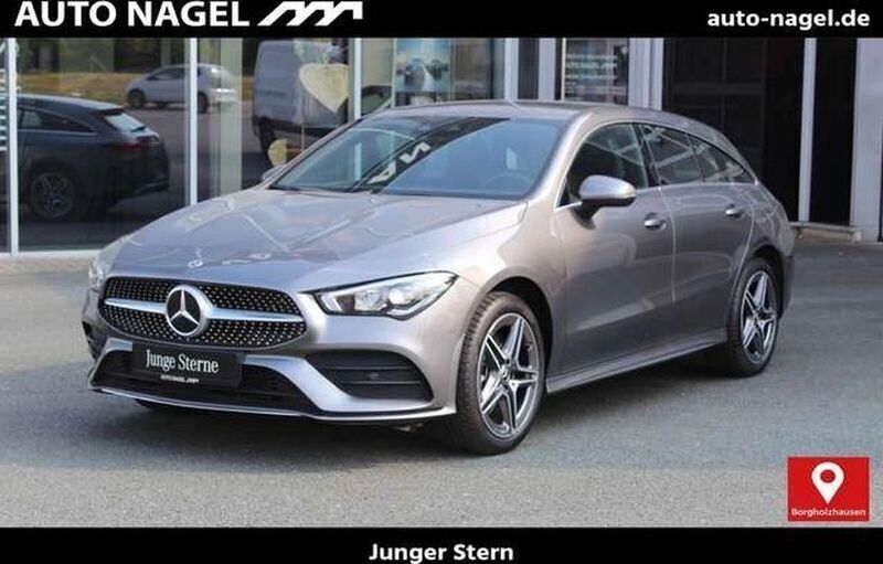 Grau Gebraucht 2022 Mercedes CLA250e Shooting Brake AMG Kombi | 38.852 € (Teuer) - Bild 1/4