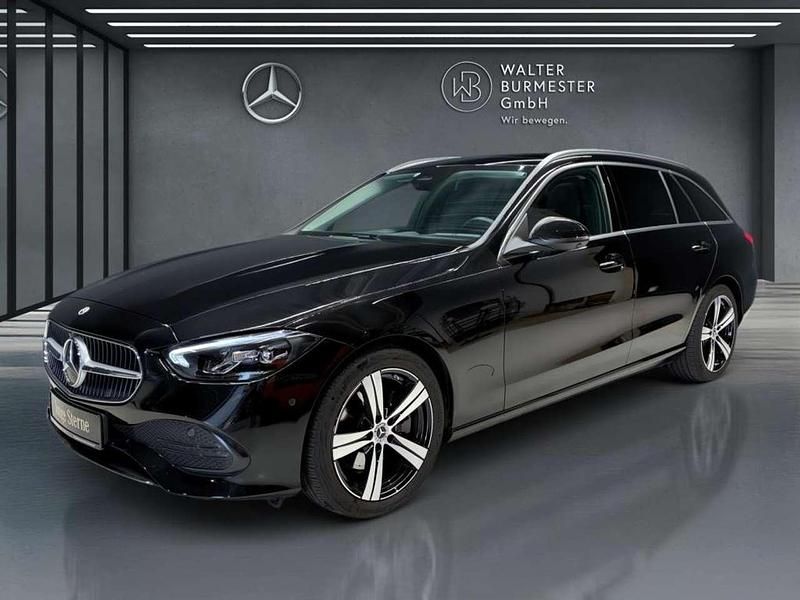 Obsidianschwarz metalliclack Gebraucht 2023 Mercedes C200 Avantgarde Kombi | 36.980 € (Fairer Preis) - Bild 1/4