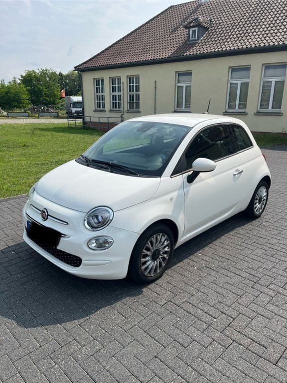 Weiß Gebraucht 2019 Fiat 500 Lounge Kleinwagen | 8.999 € (Guter Preis) - Bild 1/4