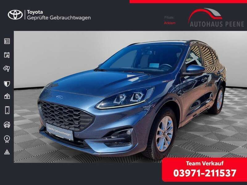 Blau Gebraucht 2022 Ford Kuga SUV | 27.490 € (Fairer Preis) - Bild 1/4
