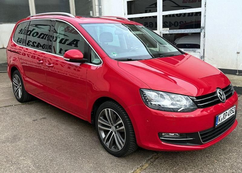 Gebraucht VW Sharan Highline 177 PS (130 kW) 2014 Rot Van / Kleinbus