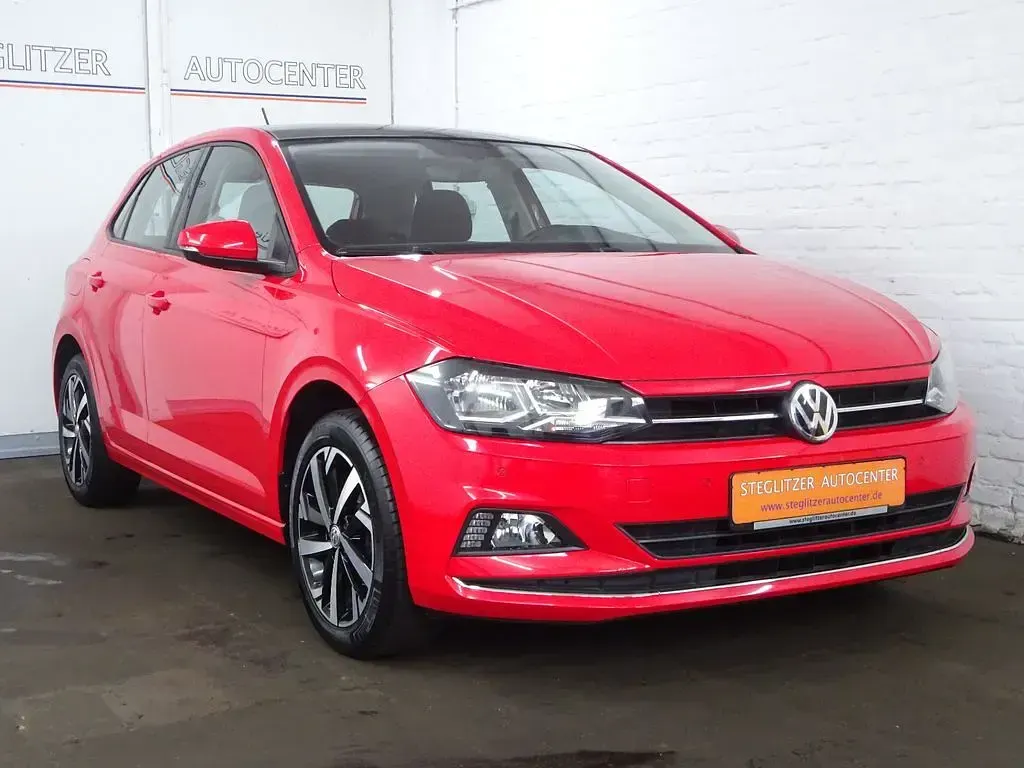 Gebraucht VW Polo Highline 95 PS (69 kW) 2018 Rot Kleinwagen