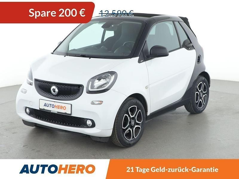 Weiß Gebraucht 2016 Smart ForTwo Cabrio Prime Cabrio | 12.390 € (Etwas zu teuer) - Bild 1/3