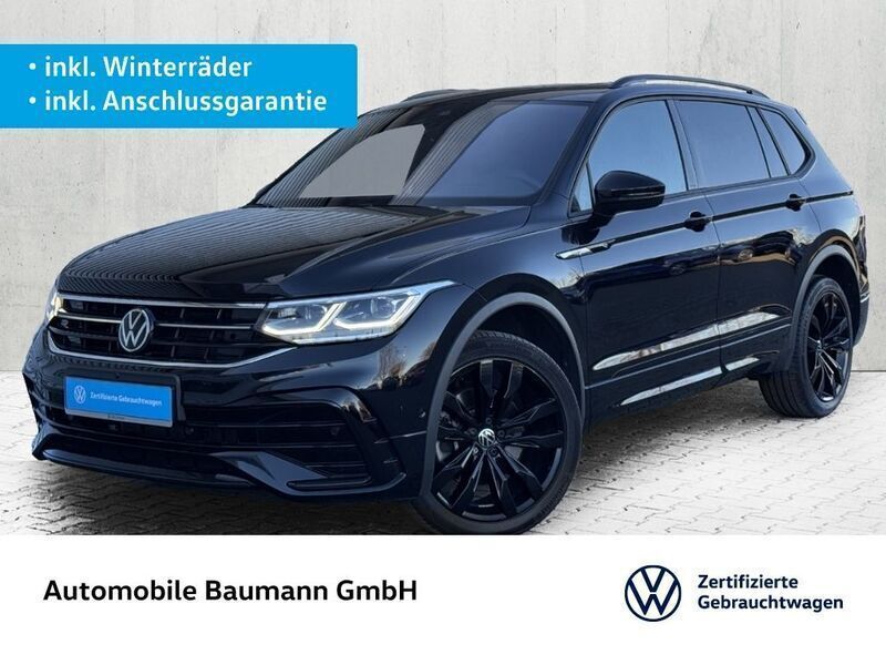 Schwarz Gebraucht 2023 VW Tiguan Allspace R-line SUV | 44.950 € (Etwas zu teuer) - Bild 1/4