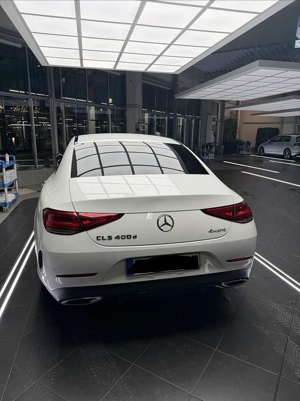 Weiß Gebraucht 2018 Mercedes CLS400 Limousine | 34.499 € (Superpreis) - Bild 1/4
