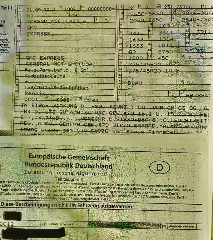 Gebraucht Chevrolet Express SE 314 PS (230 kW) 2012 Schwarz Van / Kleinbus