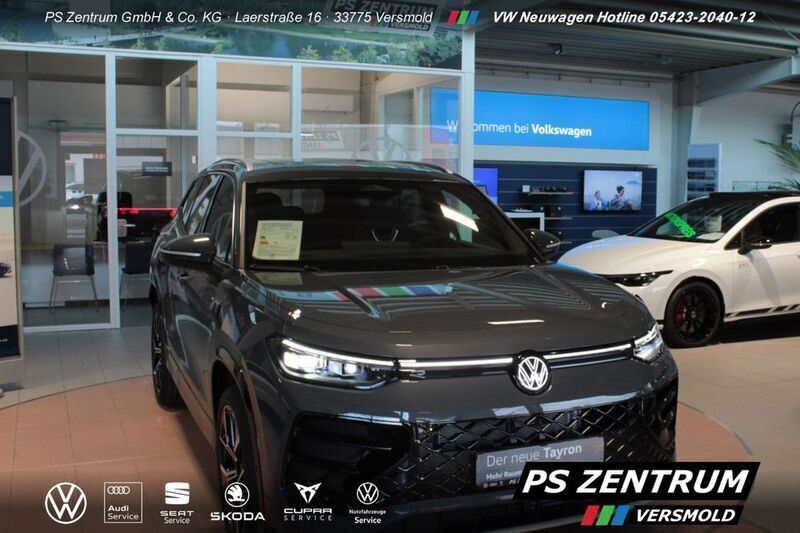 Delfingrau metallic Neu 2025 VW Tayron R-line SUV | 68.930 € (Teuer) - Bild 1/4