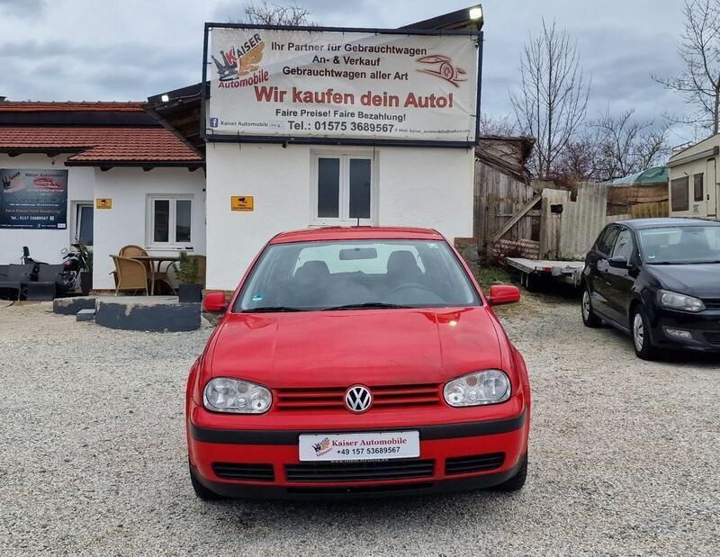 Rot Gebraucht 1999 VW Golf IV Comfortline Limousine | 400 € (Superpreis) - Bild 1/4