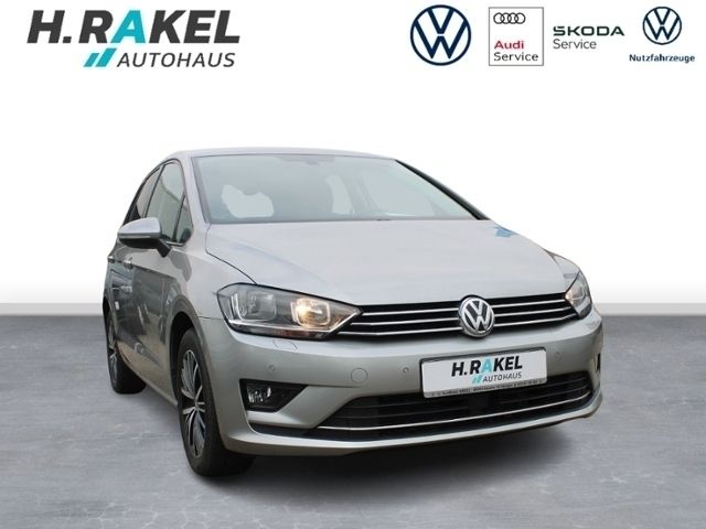 Silber Gebraucht 2016 VW Golf Sportsvan Allstar Van / Kleinbus | 13.450 € (Teuer) - Bild 1/4