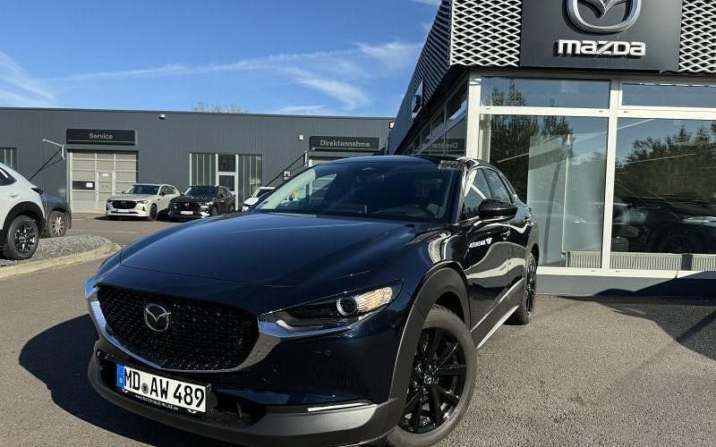 Blau Gebraucht 2024 Mazda CX-30 Homura-Line SUV | 27.500 € - Bild 1/4