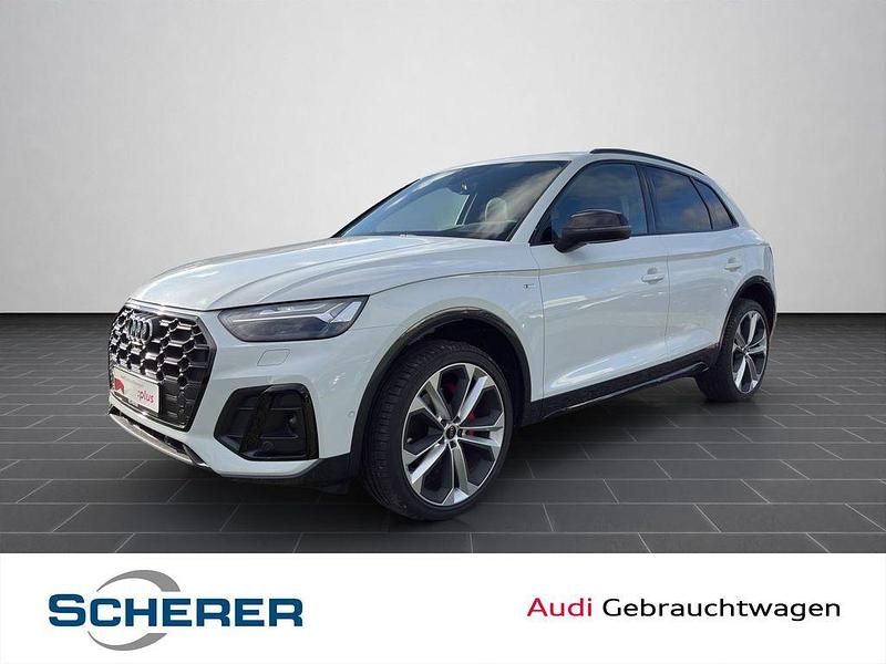 Gletscherweiß metallic (metallic) Gebraucht 2023 Audi Q5 S-Line SUV | 45.990 € (Fairer Preis) - Bild 1/4